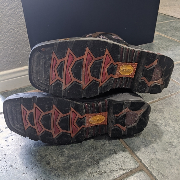 Mens justin steel toe work boots - Picture 2 of 5